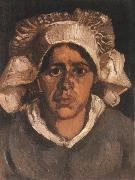 Vincent Van Gogh, Head of a Peasant Woman with White Cap (nn04)
